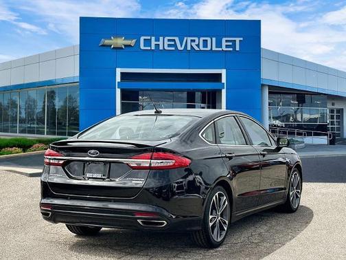 Shadow Black 2018 Ford Fusion Titanium