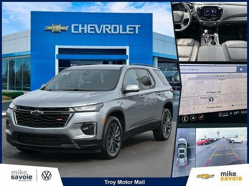 Sterling Gray Metallic 2023 Chevrolet Traverse RS