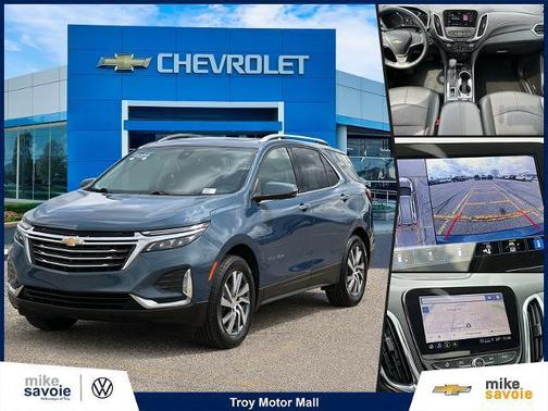 Lakeshore Blue Metallic 2024 Chevrolet Equinox Premier
