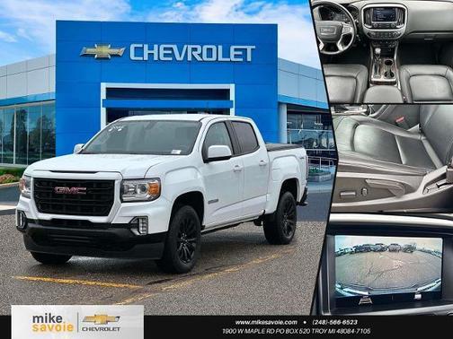 Summit White 2022 GMC Canyon Elevation