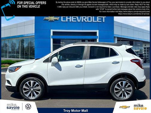 Summit White 2022 Buick Encore Preferred