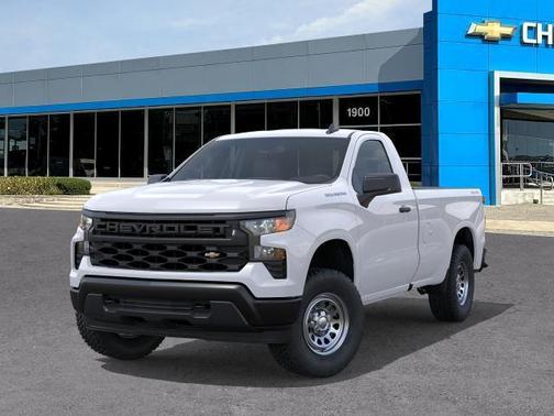 Summit White 2026 Chevrolet Silverado 1500 WT