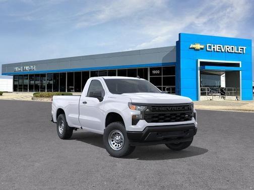 Summit White 2026 Chevrolet Silverado 1500 WT