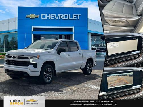 Summit White 2023 Chevrolet Silverado 1500 RST