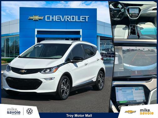 Summit White 2018 Chevrolet Bolt EV Premier