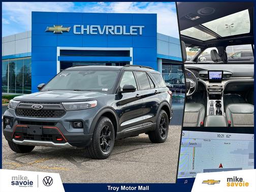 Stone Blue Metallic 2023 Ford Explorer Timberline