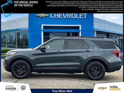 Stone Blue Metallic 2023 Ford Explorer Timberline