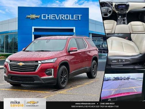 Radiant Red 2023 Chevrolet Traverse LT Leather