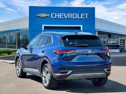 Sapphire Metallic 2023 Buick Envision Essence