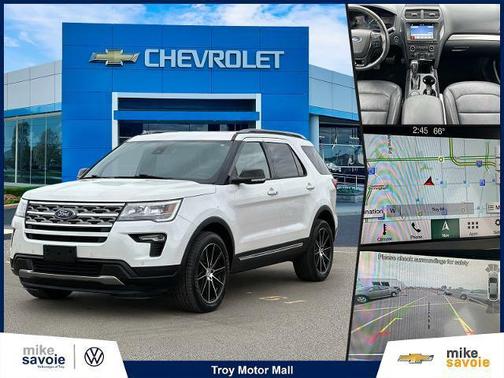 White 2018 Ford Explorer XLT