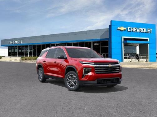Radiant Red 2026 Chevrolet Traverse LT