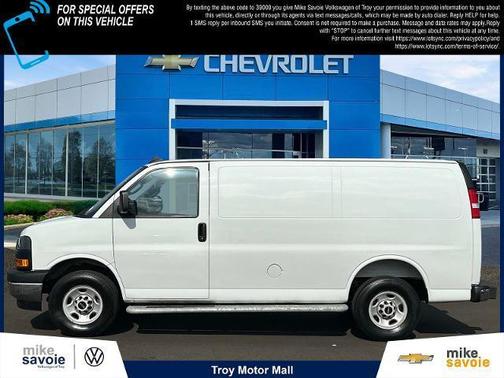 Summit White 2025 GMC Savana 2500 Work Van