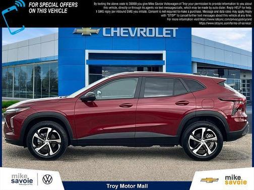Crimson Metallic 2024 Chevrolet Trax 1RS