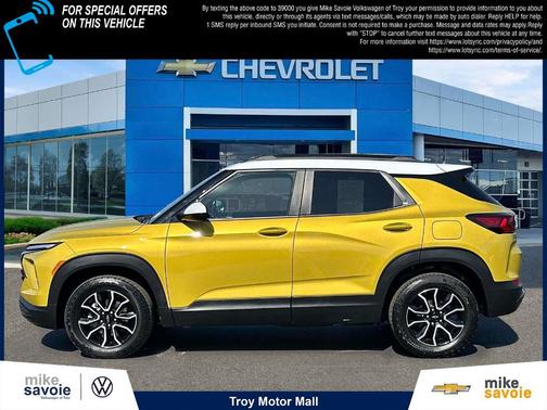 Nitro Yellow 2025 Chevrolet Trailblazer ACTIV