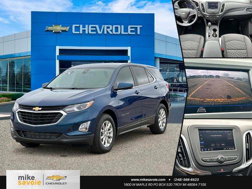 Pacific Blue Metallic 2021 Chevrolet Equinox 1LT