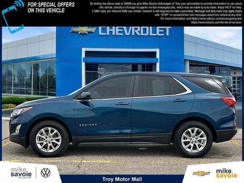 Pacific Blue Metallic 2021 Chevrolet Equinox 1LT