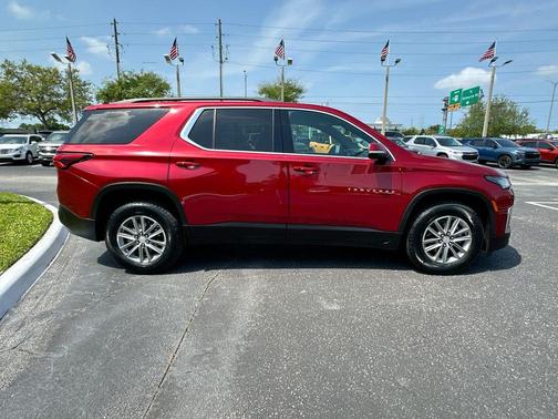 Radiant Red 2023 Chevrolet Traverse LT Cloth