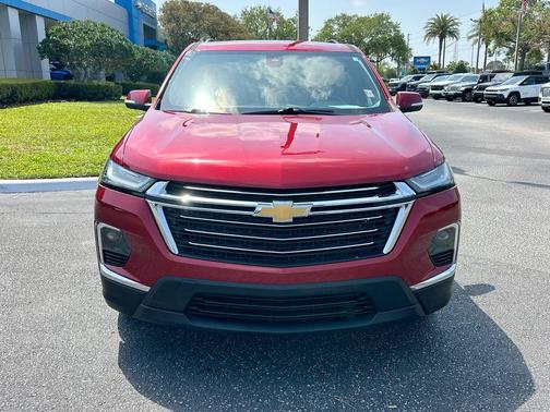Radiant Red 2023 Chevrolet Traverse LT Cloth