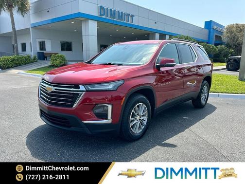 Radiant Red 2023 Chevrolet Traverse LT Cloth