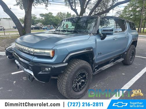 Neptune Blue 2024 GMC HUMMER EV SUV 3X
