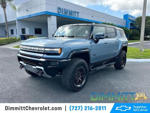 Neptune Blue 2024 GMC HUMMER EV SUV 3X