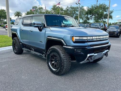 Neptune Blue 2024 GMC HUMMER EV SUV 3X