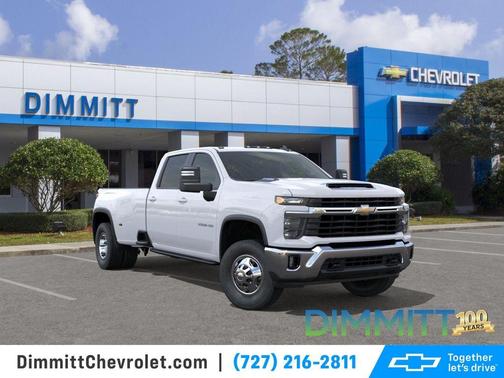 Summit White 2026 Chevrolet Silverado 3500 LT