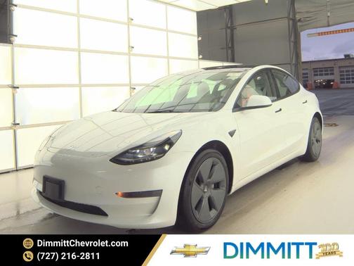 Pearl White Multi 2023 Tesla Model 3 Base