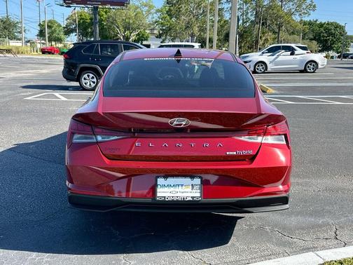 Red 2023 Hyundai ELANTRA HEV Blue
