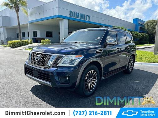 Hermosa Blue 2018 Nissan Armada Platinum