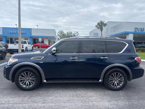 Hermosa Blue 2018 Nissan Armada Platinum