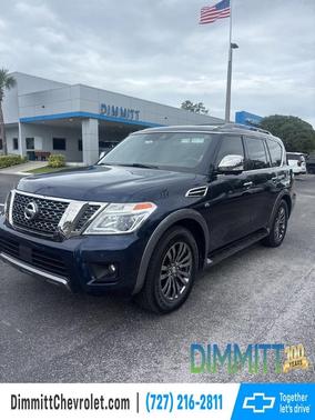 Hermosa Blue 2018 Nissan Armada Platinum