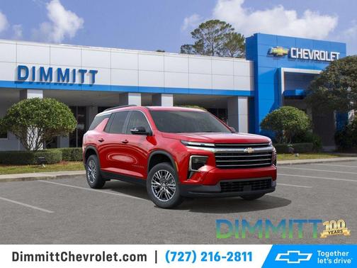 Radiant Red 2026 Chevrolet Traverse LT