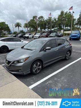 Gun Metallic 2020 Nissan Leaf SV PLUS