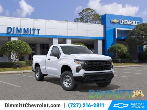 Summit White 2026 Chevrolet Silverado 1500 WT