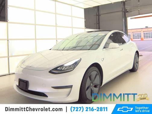 White 2020 Tesla Model 3 Standard Range Plus