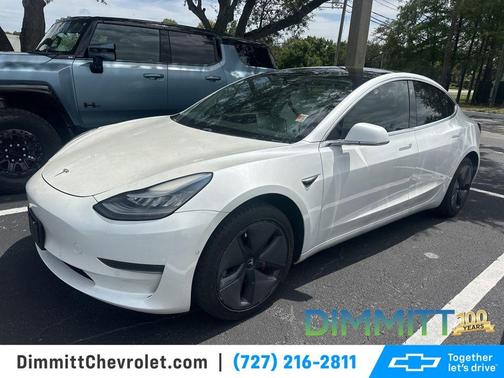 White 2020 Tesla Model 3 Standard Range Plus