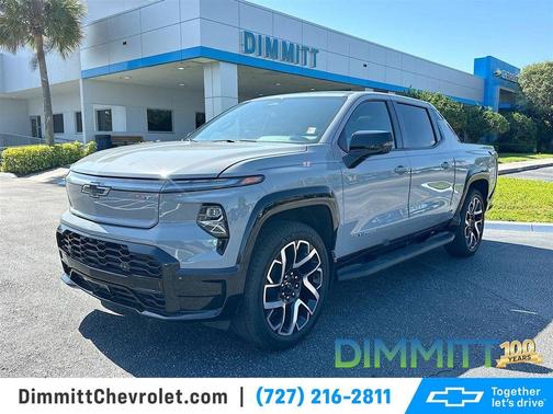Slate Gray Metallic 2025 Chevrolet Silverado EV RST