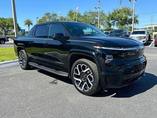 Black 2025 Chevrolet Silverado EV RST