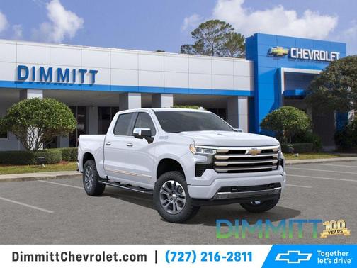 Polar White 2026 Chevrolet Silverado 1500 High Country