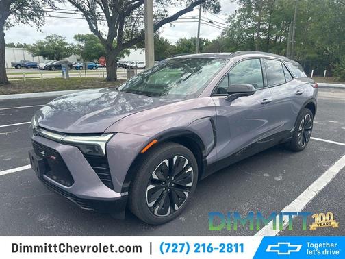 Galaxy Gray Metallic 2024 Chevrolet Blazer EV RS