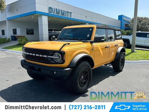 Orange Metallic 2022 Ford Bronco Wildtrak