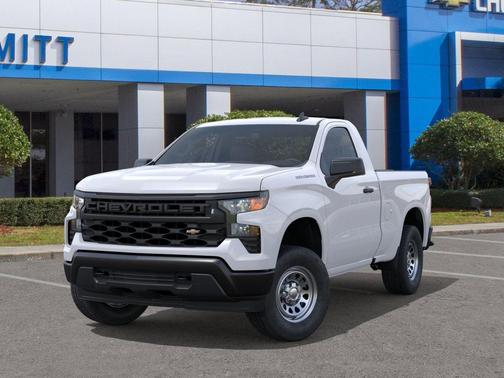 Summit White 2026 Chevrolet Silverado 1500 WT