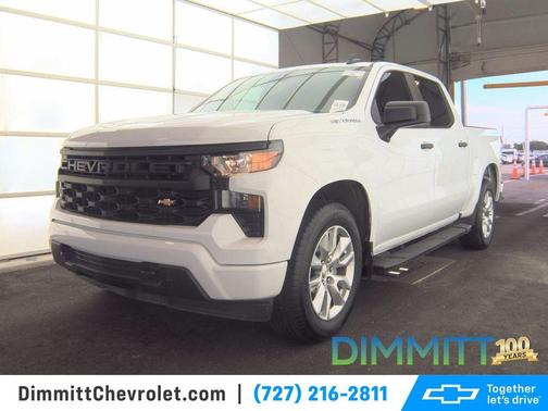 Summit White 2024 Chevrolet Silverado 1500 Custom