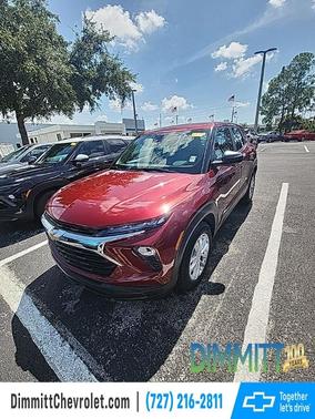 Crimson Metallic 2024 Chevrolet Trailblazer LS