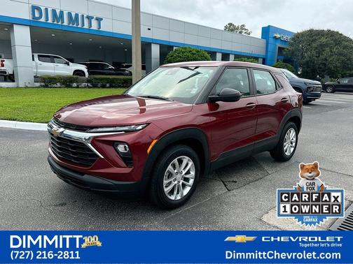 Crimson Metallic 2024 Chevrolet Trailblazer LS