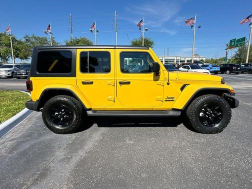Baja Yellow Clearcoat 2021 Jeep Wrangler Unlimited Sport