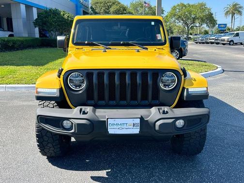 Baja Yellow Clearcoat 2021 Jeep Wrangler Unlimited Sport