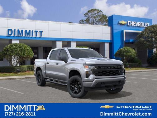 Sterling Gray Metallic 2026 Chevrolet Silverado 1500 Custom