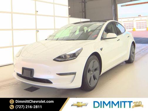 Pearl White Multi 2023 Tesla Model 3 Base